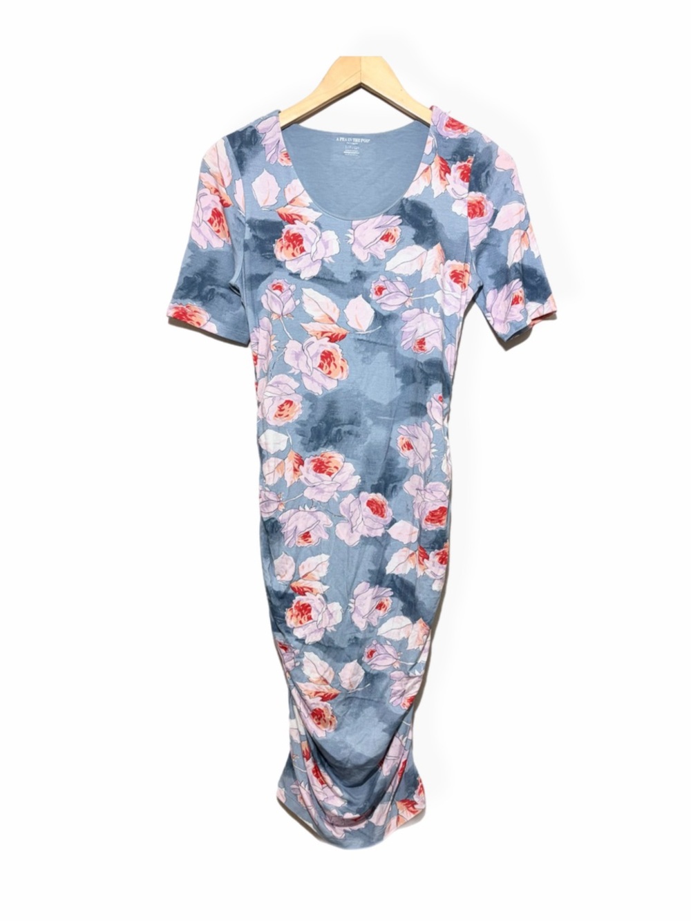 A Pea In The Pod Maternity Midi Dress